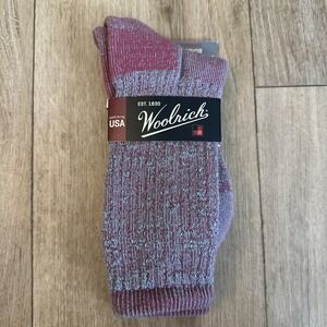 Woolrich Performance Hiking Socks Wool Blend‎ Men 5-8.5, W 6.5-10 NEW